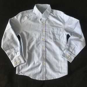 👦🏼 Boys Large 10/12 Oxford Cloth Button-up Shirt